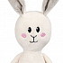 Мягкая игрушка Beastie Toys, заяц с белым шарфом - Фото 5