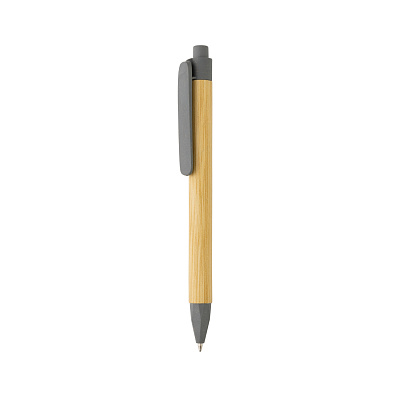 Ручка с корпусом из переработанной бумаги FSC® (Серый;)