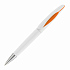 Ручка шариковая "Sophie", белый с оранжевым - Фото 1
