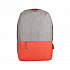 Рюкзак "Beam", серый/оранжевый, 44х30х10 см, ткань верха: 100% полиамид, подкладка: 100% полиэстер - Фото 2