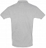 Рубашка поло мужская Perfect Men 180 серый меланж - Фото 2