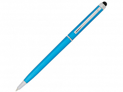 Ручка пластиковая шариковая Valeria (Ярко-синий/серебристый)
