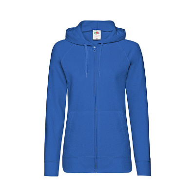 Толстовка женская без начеса LADIES LIGHTWEIGHT HOODED SWEAT 240 (Ярко-синий)