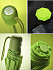 Зонт складной Basic, зеленый - Фото 5