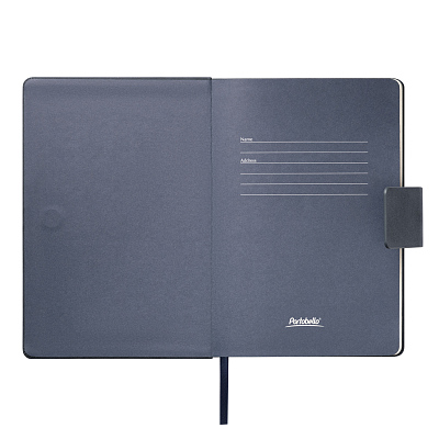 Ежедневник Риц (Ritz) недатированный, синий, твердая обложка