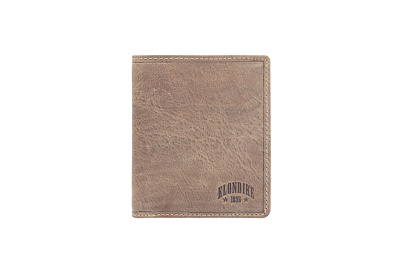 Бумажник KLONDIKE «Finn», натуральная кожа в коричневом цвете, 10 х 11,5 см (Коричневый)
