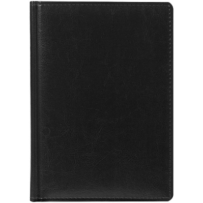 Ежедневник Nebraska, недатированный, черный (Чёрный)