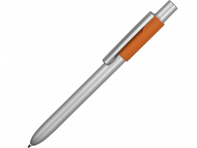 Ручка металлическая шариковая Bobble (Серый/оранжевый)