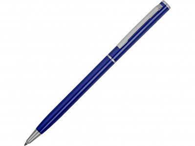 Ручка металлическая шариковая Атриум (Синий/серебристый)