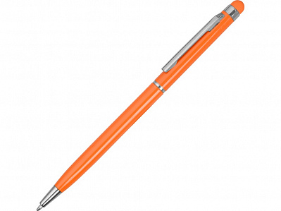 Ручка-стилус металлическая шариковая Jucy (Оранжевый)