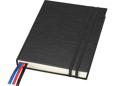 Блокнот A5 в твердой обложке Alder (Чёрный)