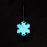 Пешеходный светоотражатель с цепочкой «Снежинка», синий - Фото 3