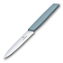 Нож для овощей и фруктов VICTORINOX Swiss Modern, лезвие 10 см с волнистой кромкой, серо-голубой - Фото 3