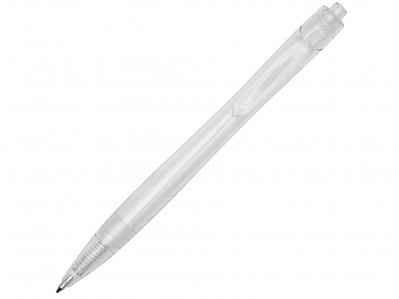 Ручка шариковая Honua из переработанного ПЭТ (Прозрачный/белый)