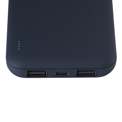 Внешний аккумулятор с подсветкой Люче (Luce) 10000 mAh, синий