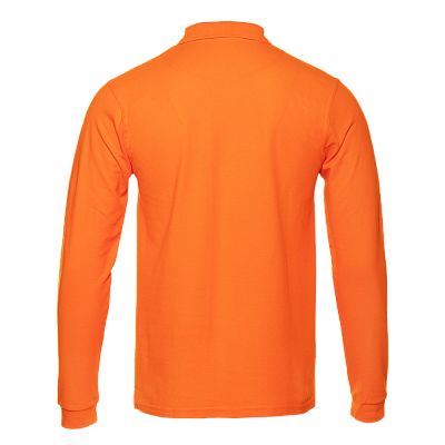 Рубашка поло мужская STAN длинный рукав хлопок/полиэстер 185, 104S
