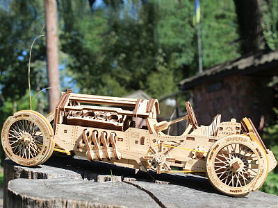 3D-ПАЗЛ UGEARS Спорткар U-9 Гран-при