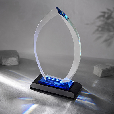Награда Flame (Прозрачный, синий, черный)