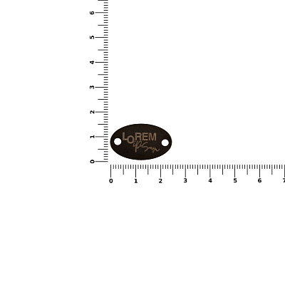 Шильдик металлический Alfa Oval, черный