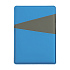 Чехол для карт Simply с тремя косыми карманами, голубой/серый, PU - Фото 1