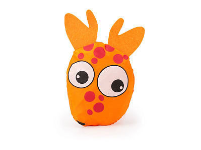 Детский рюкзак ELANIO складной, жираф (Оранжевый)