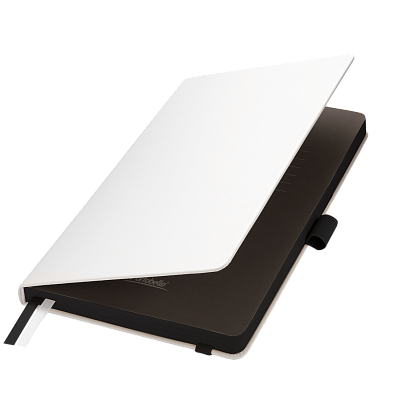 Ежедневник Арктик (Arctic) недатированный, белый/черный