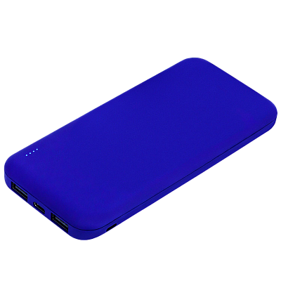 Внешний аккумулятор с подсветкой Luce Ultramarine 10000 mAh, ярко-синий