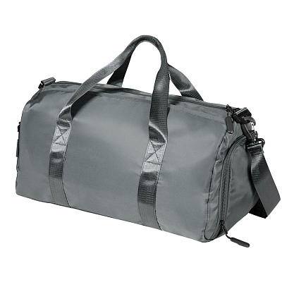 Сумка спортивная "Gym"; серая; 45х21х20 см; полиэстер