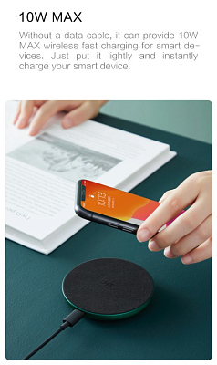 Беспроводное ЗУ ZMI Wireless Charger WTX11 Black/Green