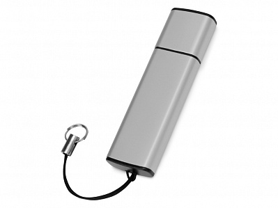 USB-флешка на 16 Гб Borgir с колпачком (Стальной)