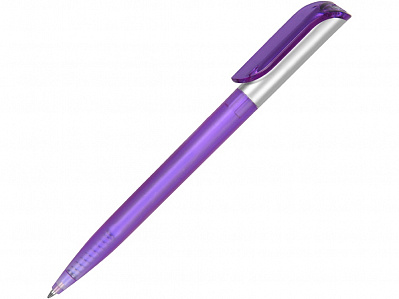 Ручка пластиковая шариковая Арлекин (Фиолетовый/серебристый)