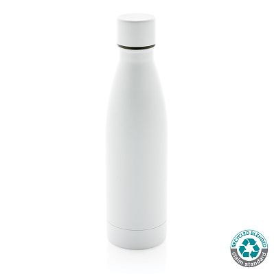 Вакуумная бутылка из переработанной нержавеющей стали RCS, 0,5 л (Белый;)