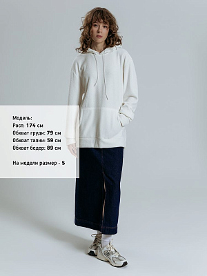 Худи унисекс Prima Vista, белое