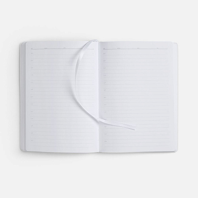 Ежедневник Tact, недатированный, белый