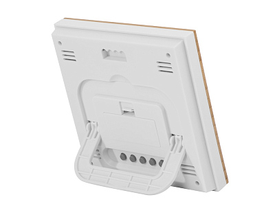 Бамбуковая метеостанция с часами Moscow Heat