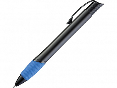 Ручка шариковая металлическая Opera М (Черный/голубой)