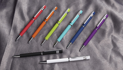 Ручка шариковая "Mars", покрытие soft touch, черный