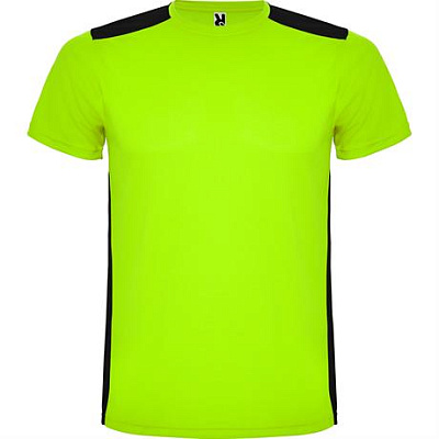 Спортивная футболка DETROIT мужская, ЛАЙМ ЯРКИЙ/ЧЕРНЫЙ L (Лайм яркий/Черный)