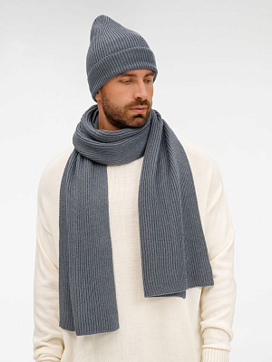 Шапка Nobilis Mono, серая (стальная)