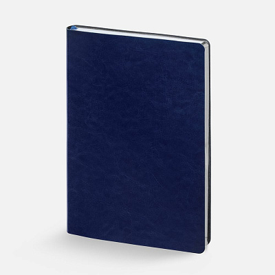 Ежедневник Nebraska Flex, недатированный, белый с золотистым (Синий)