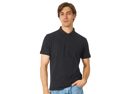 Рубашка поло Chicago мужская (Чёрный)