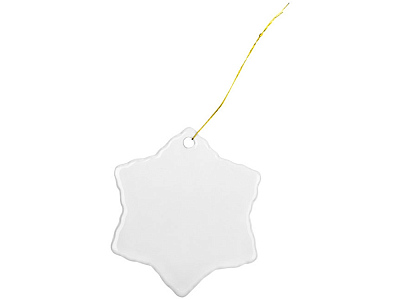 Керамическое новогоднее украшение