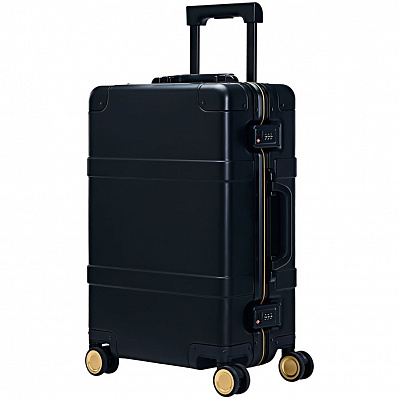 Чемодан Metal Luggage  (Черный)