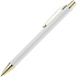 Ручка шариковая Lobby Soft Touch Gold, белая - Фото 2