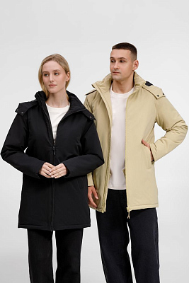 Куртка-парка унисекс Sfera, черная