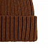 Шапка Uni, коричневая (терракота) - Фото 4