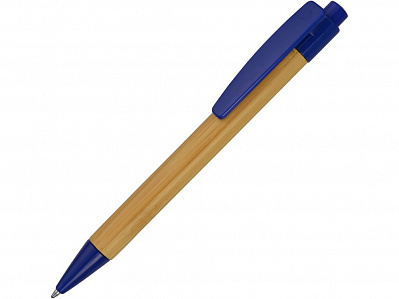 Ручка шариковая Borneo (Светло-коричневый/синий)