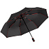 Зонт складной AOC Mini с цветными спицами, красный - Фото 1