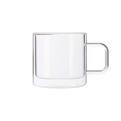 Кружка стеклянная с двойными стенками Luna