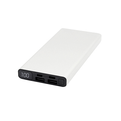 Внешний аккумулятор Höginn в металлическом корпусе, 10000mAh  (Серый)